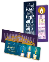 Silent Night Christmas Cards (8 Pack)